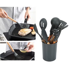 12 Pieces/set Wooden Handle