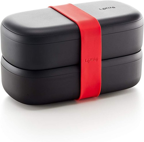 Lékué lunch box with - with, cutlery