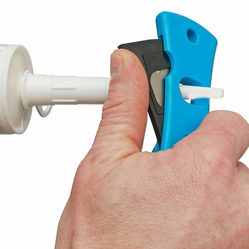 Silicone nozzle snip off tool - nozzle,