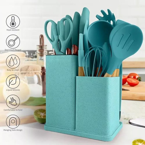 19pc silicone kitchen utensil - 19pc,