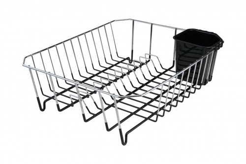 Chrome kitchen dish - , drainer