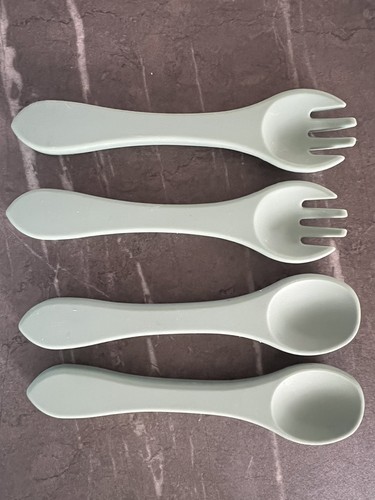 Kidi silicone cutlery set - silicone,