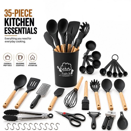 Pcs kitchen utensils set - 35,