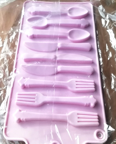 Cutlery silicone chocolate - , or
