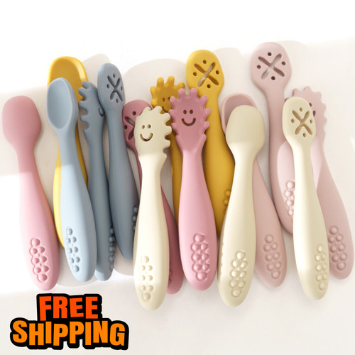 3pcs baby learning spoon set - learning,