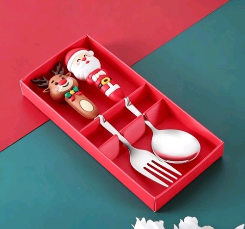 Christmas kids cutlery - set, —