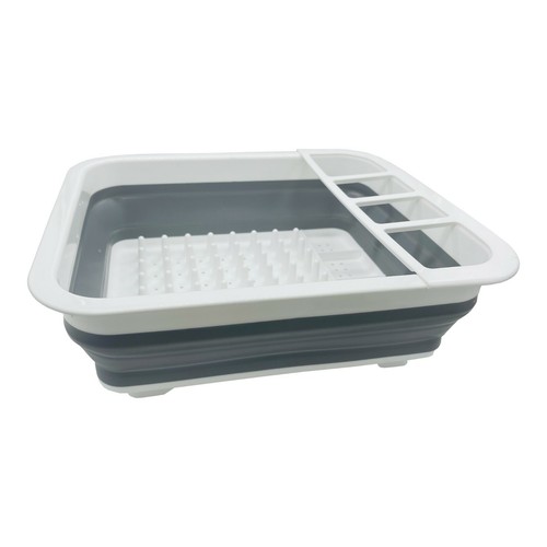Collapsible dish rack - collapsible,