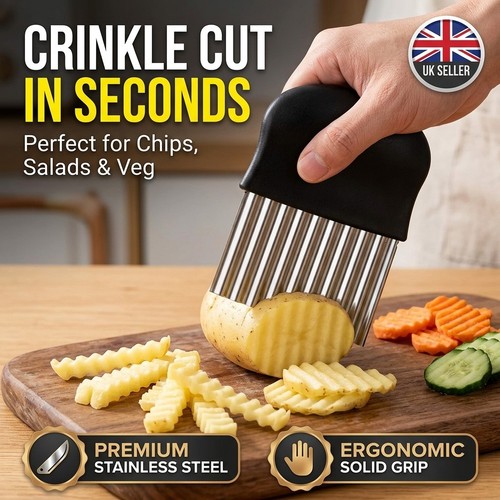 Potato chip crinkle - uk, cutter