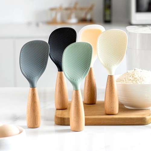 1pcs silicone spoon non - silicone, non-stick