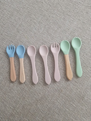 Weaning cutlery silicone - cutlery, |