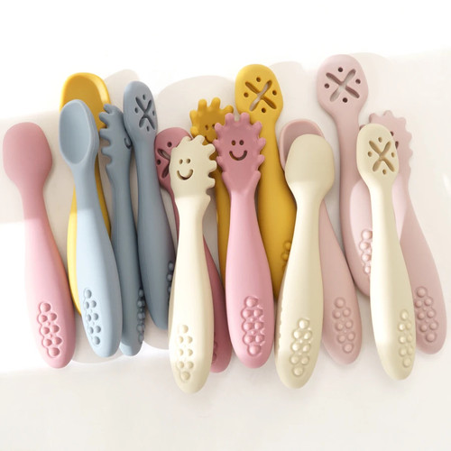 3pcs baby learning spoon set - 3pcs,