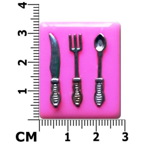 Miniature cutlery knife fork - cutlery,