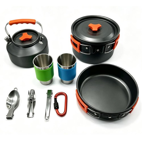 Camping cookware set - set, pan