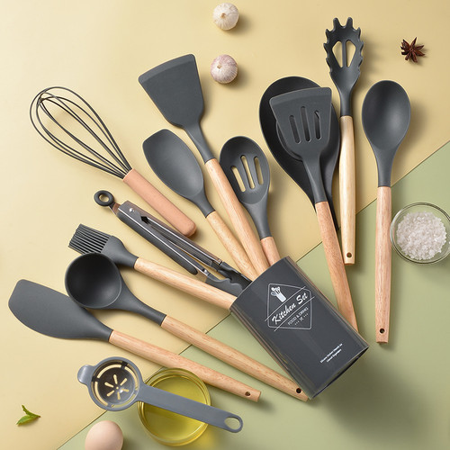 14pc silicone kitchen - 14pc, utensil