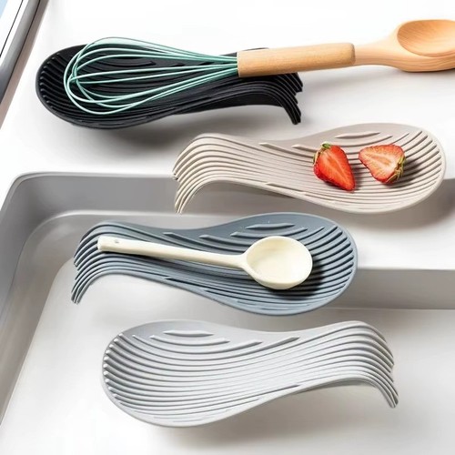 4pcs silicone spoon holder - spoon,