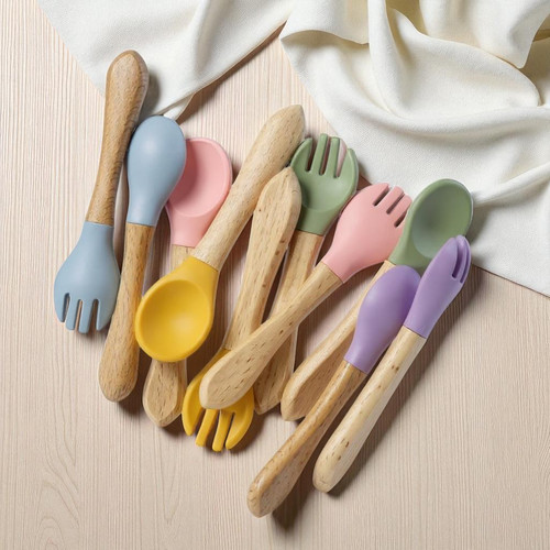 Personalised baby cutlery set - baby,