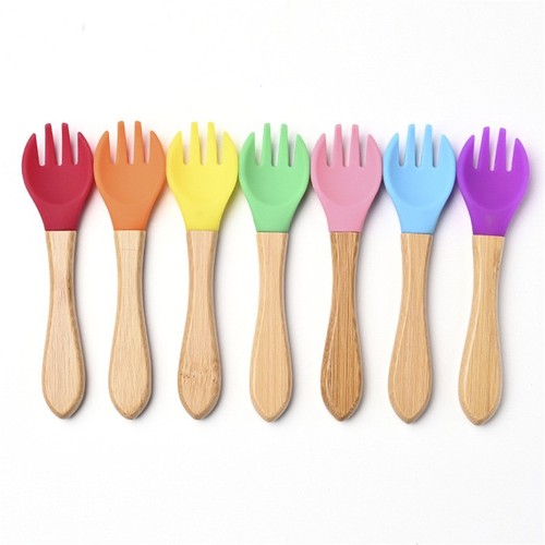 Baby cutlery silicone - baby,